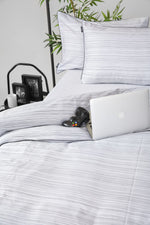 סט מצעים 5 חלקים מיטת יחיד 90/200 ס"מ דגם OSCAR