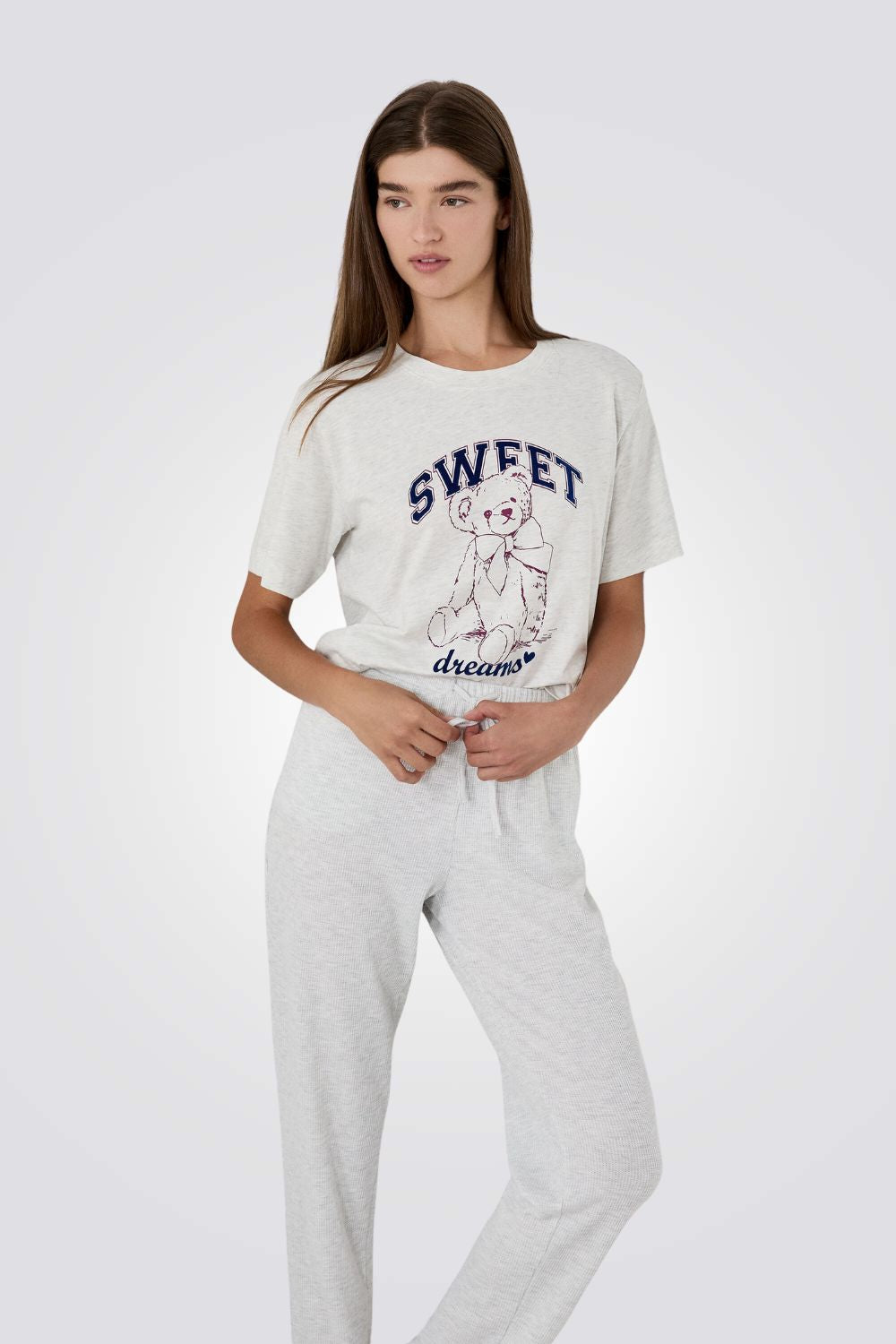 חולצת טישירט בהדפס דובי | איתם