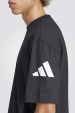 טישירט Essentials Loose Fit Three Bar Tee לגברים | אדידס