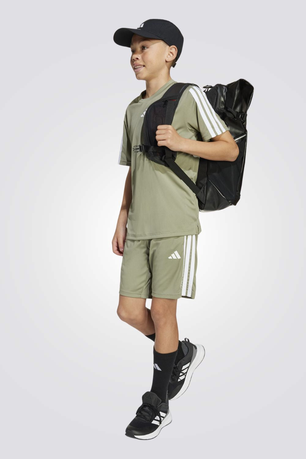 מכנסי ספורט קצרים Train Essentials 3-Stripes Short לילדים ונוער