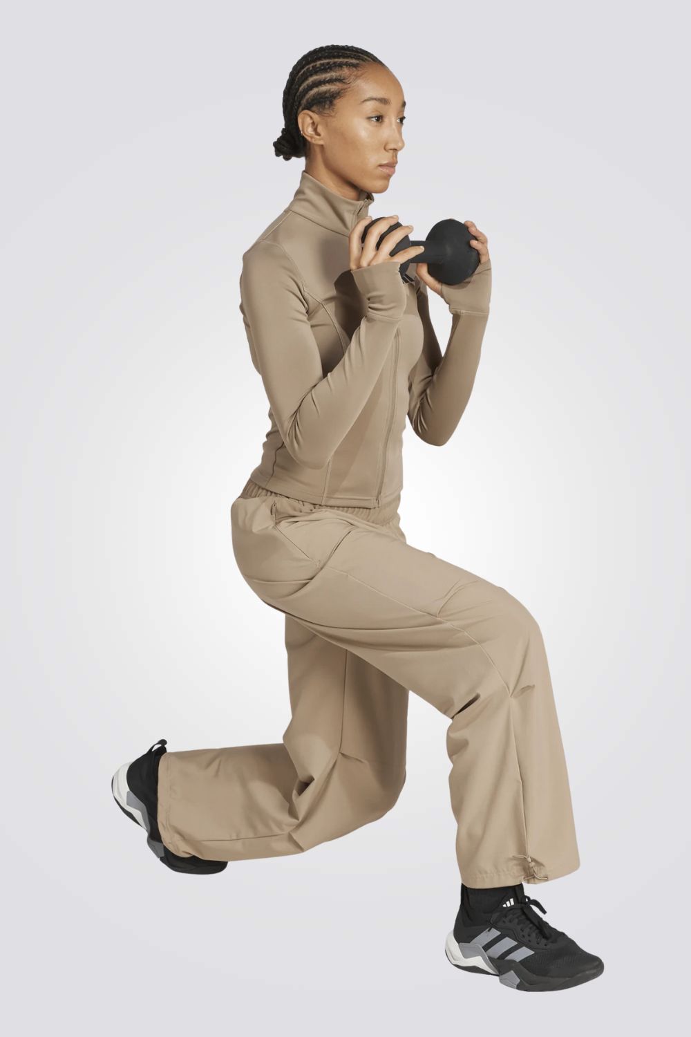 מכנסיים ארוכים בגזרה רחבה לנשים | אדידס 