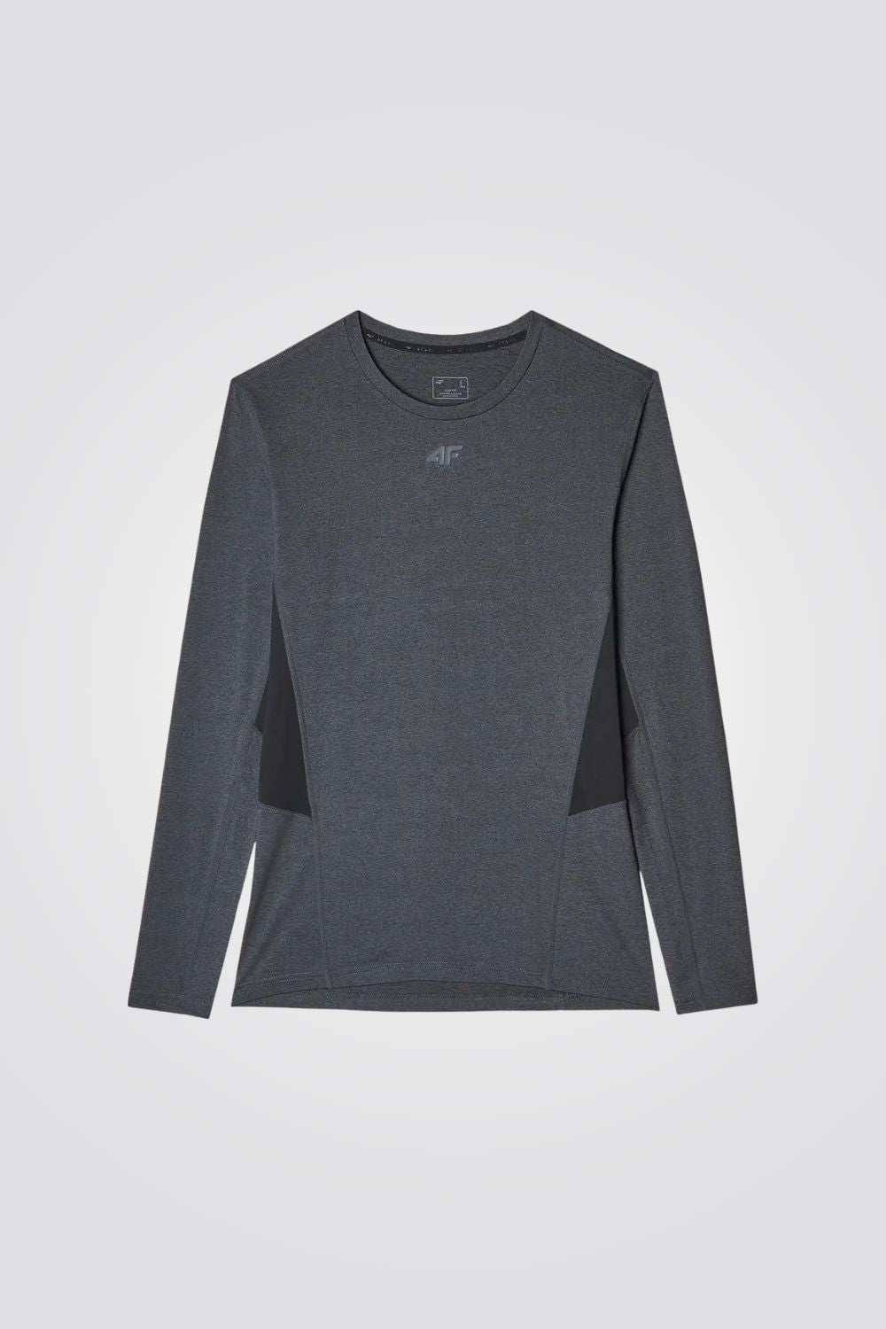 חולצת אימון ארוכה בגזרה צמודה לגברים | 4F