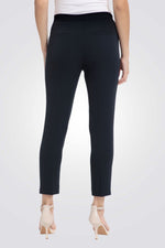 מכנסיים מחויטים שלושת רבעי בצבעי נייבי