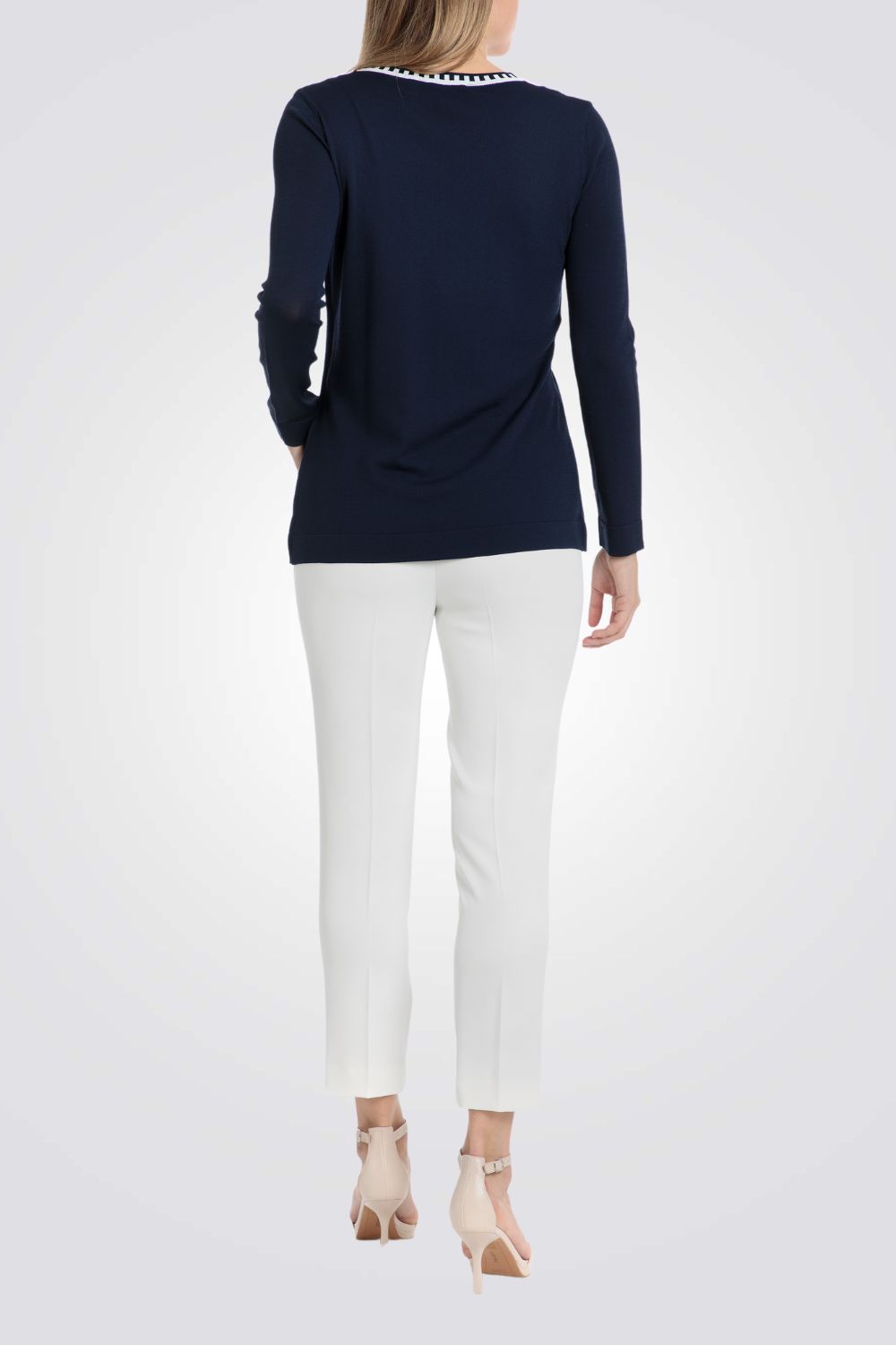 קרדיגן סריג בצבע נייבי