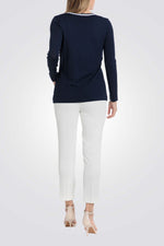 קרדיגן סריג בצבע נייבי