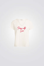 טישירט אוברסייז בצבע אופווייט 