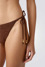 תחתון ביקיני מנצנץ עם קשירה בצדדים HELIO לנשים