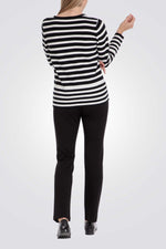 סריג פסים שרוולים ארוכים