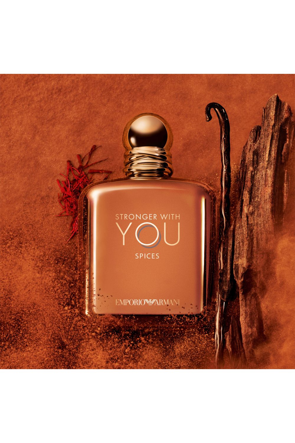 בושם לגבר 100 מ"ל במהדורה מוגבלת STRONGER WITH YOU SPICES E.D.P | ארמני 