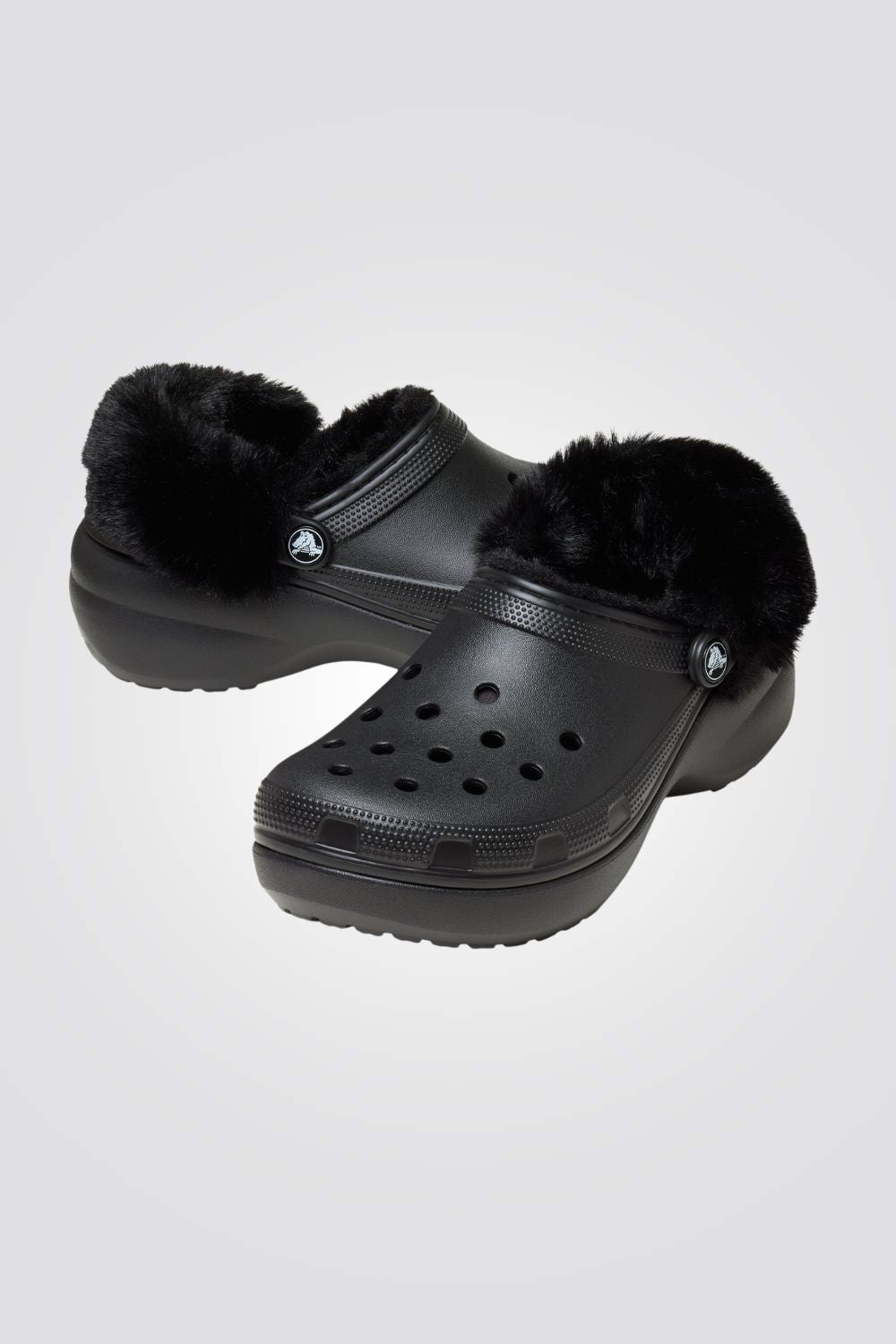 כפכפי פלטפורמה פרוותיים לנשים Classic Platform Fuzz Lined Clog | קרוקס