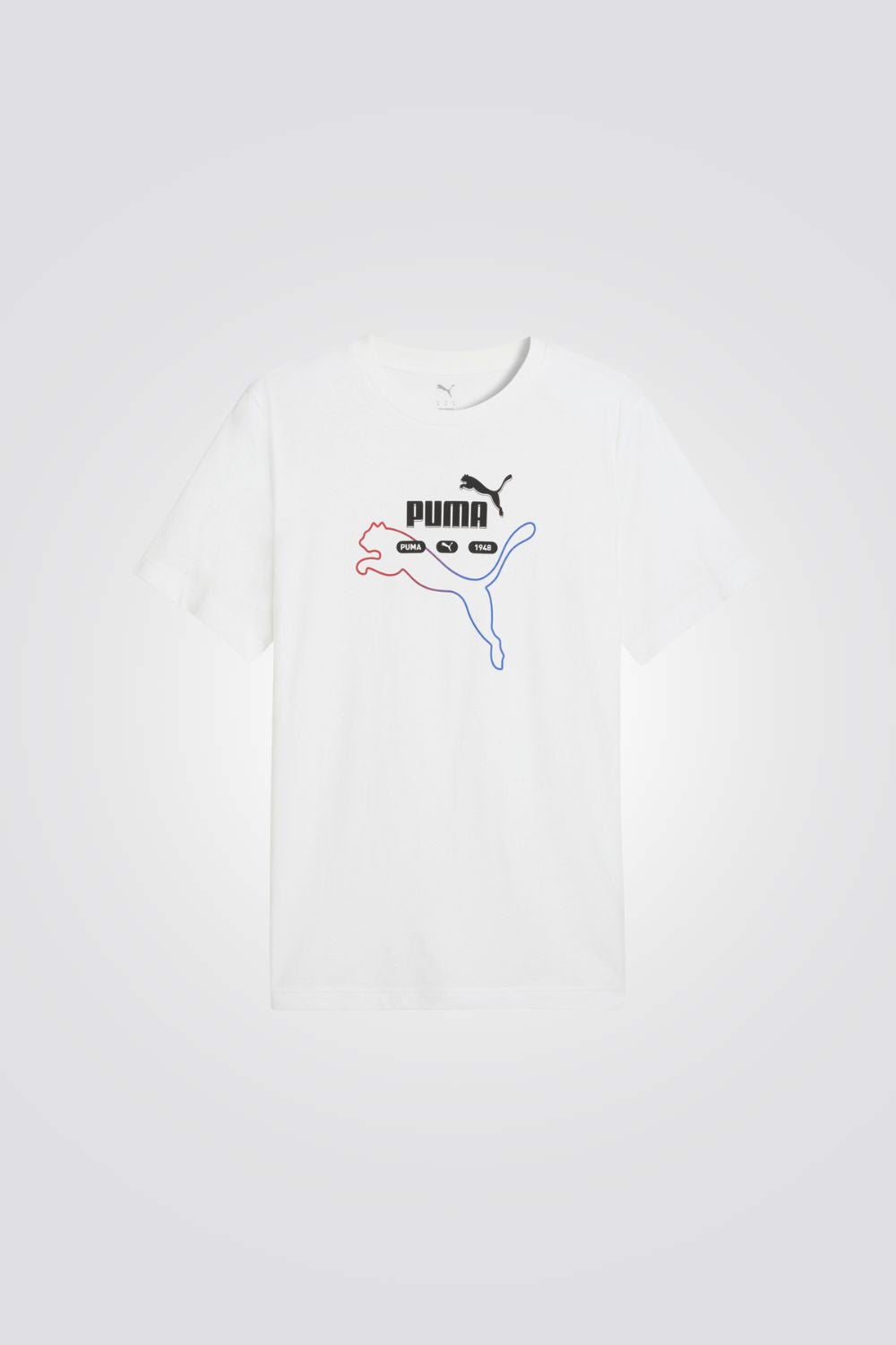 טישירט ממותגת קצרה לגברים | פומה