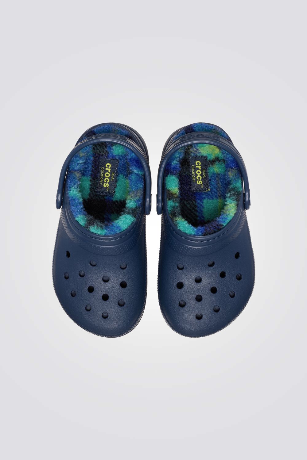כפכפי פרווה לילדים Kids’ Classic Lined Bold Check Clog | קרוקס