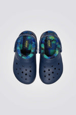כפכפי פרווה לילדים במידות קטנות Classic Lined Bold Check Clog T | קרוקס