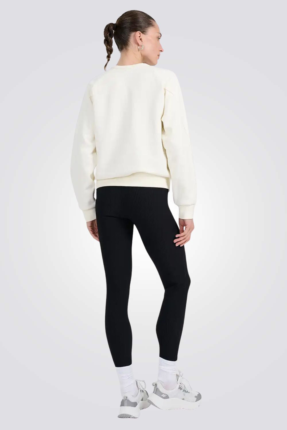 טייץ מבד ריב סרוג לנשים | 4F