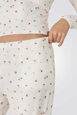 מכנס פיג'מה עם הדפס FISLA לנשים | איתם