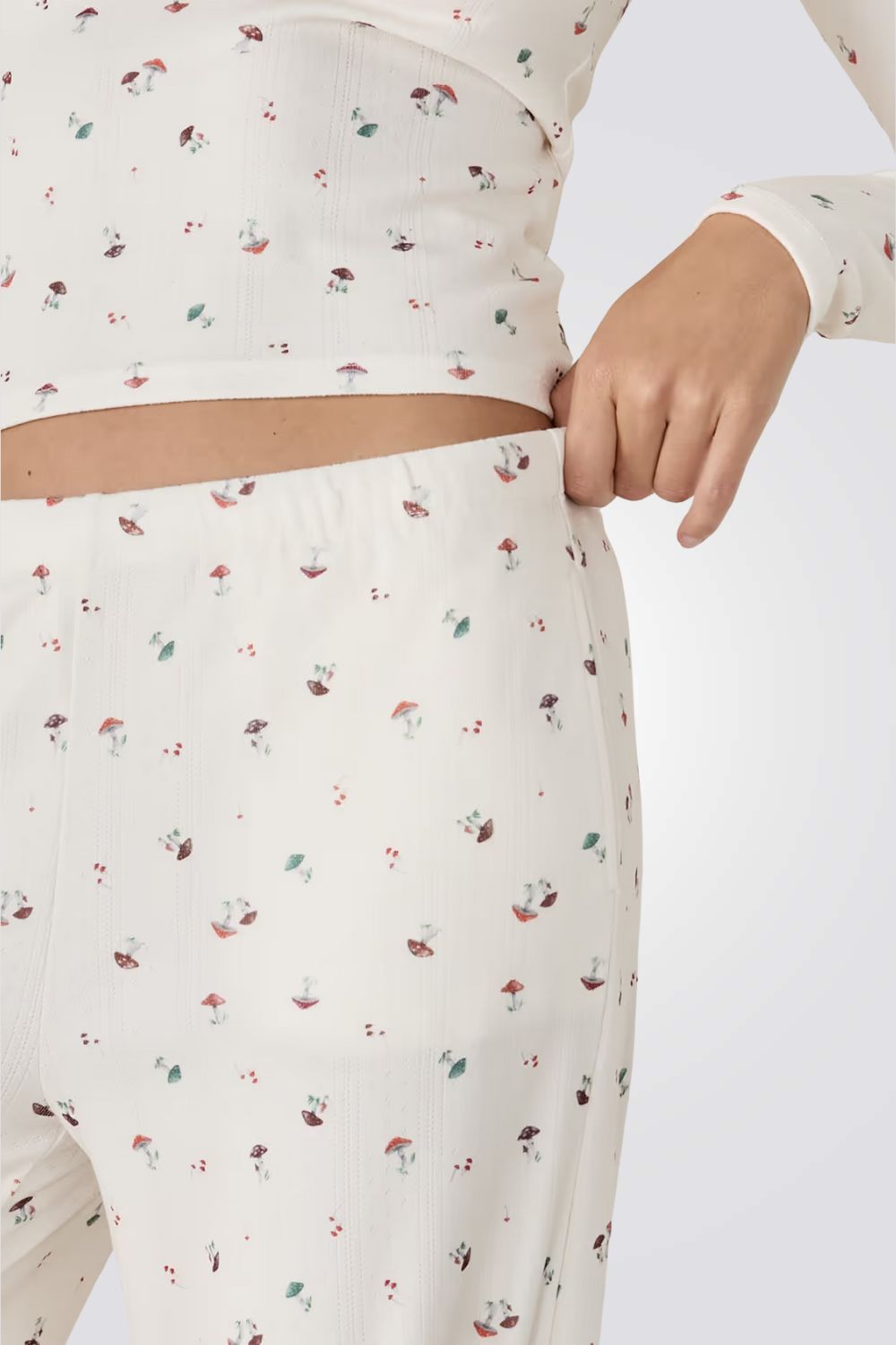 מכנס פיג'מה עם הדפס FISLA לנשים | איתם