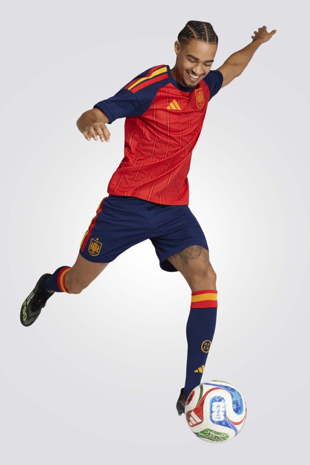 מכנסי ספורט קצרים Spain 26 Home Replica לגברים | אדידס