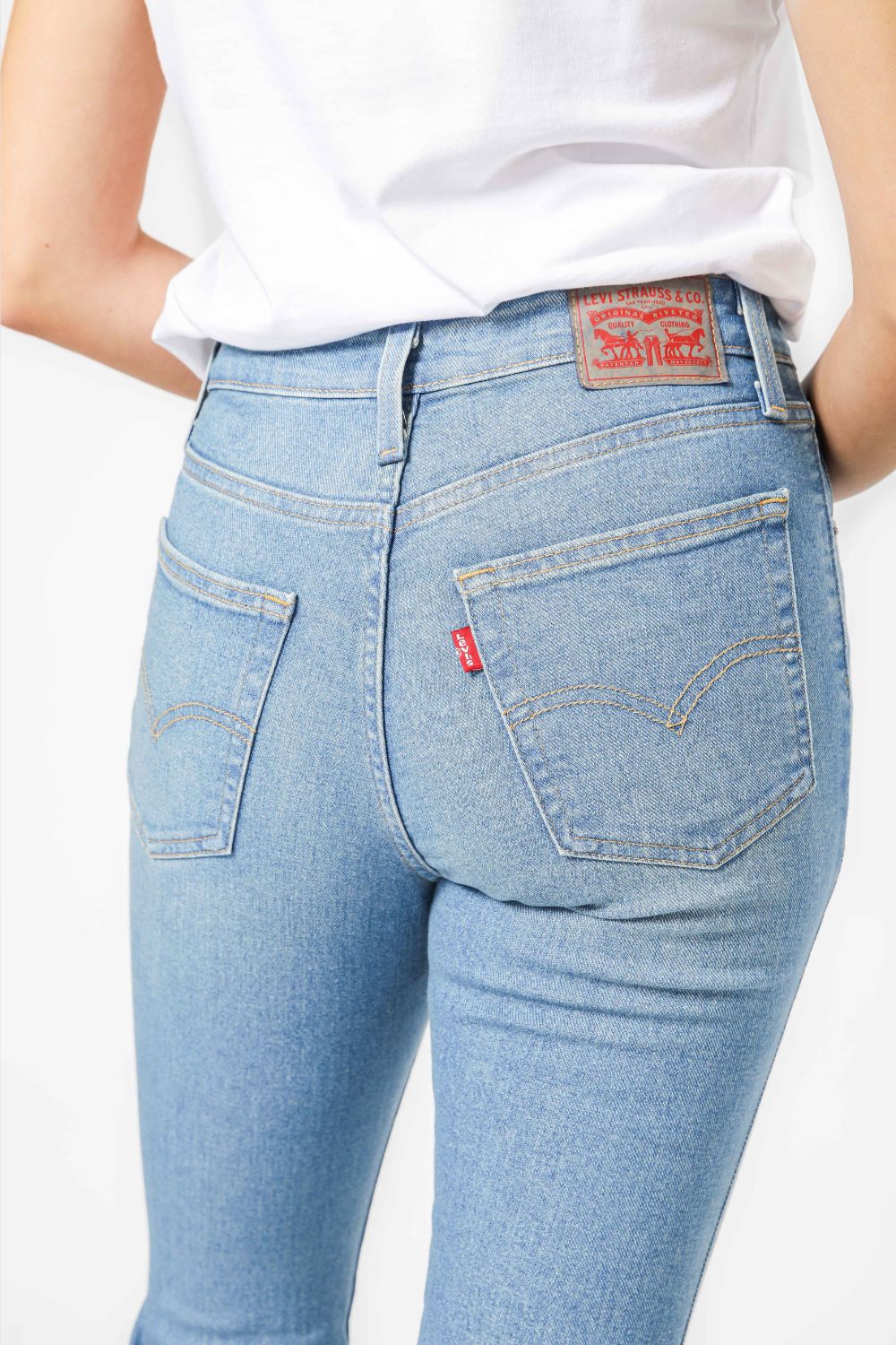 מכנסי ג'ינס גזרה גבוהה 725 Bootcut