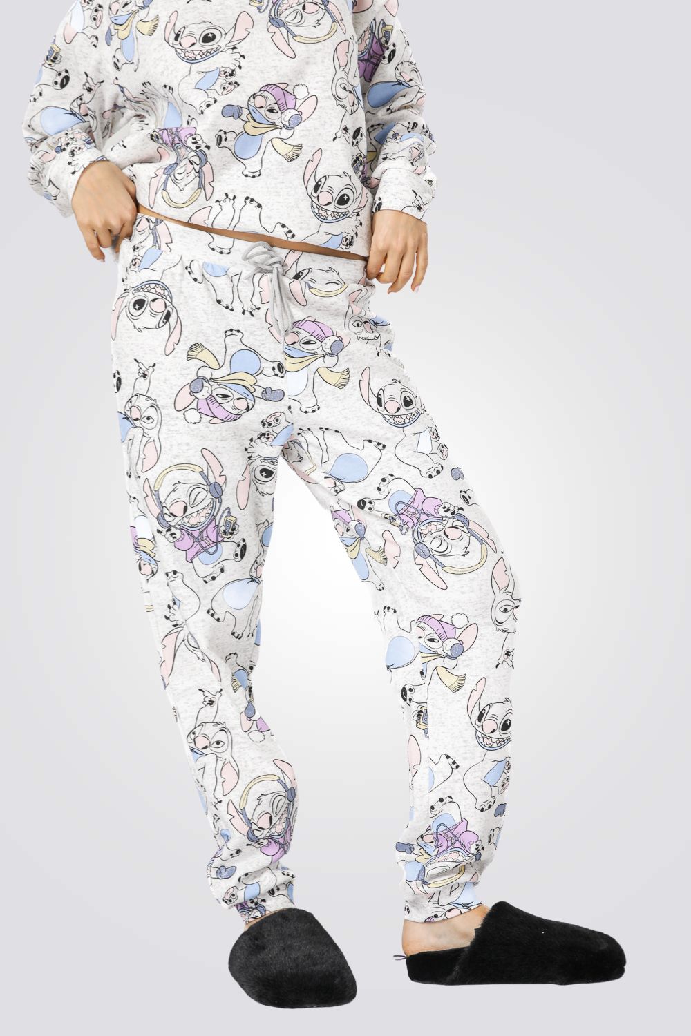 סט פיג’מה פוטר STITCH לנשים