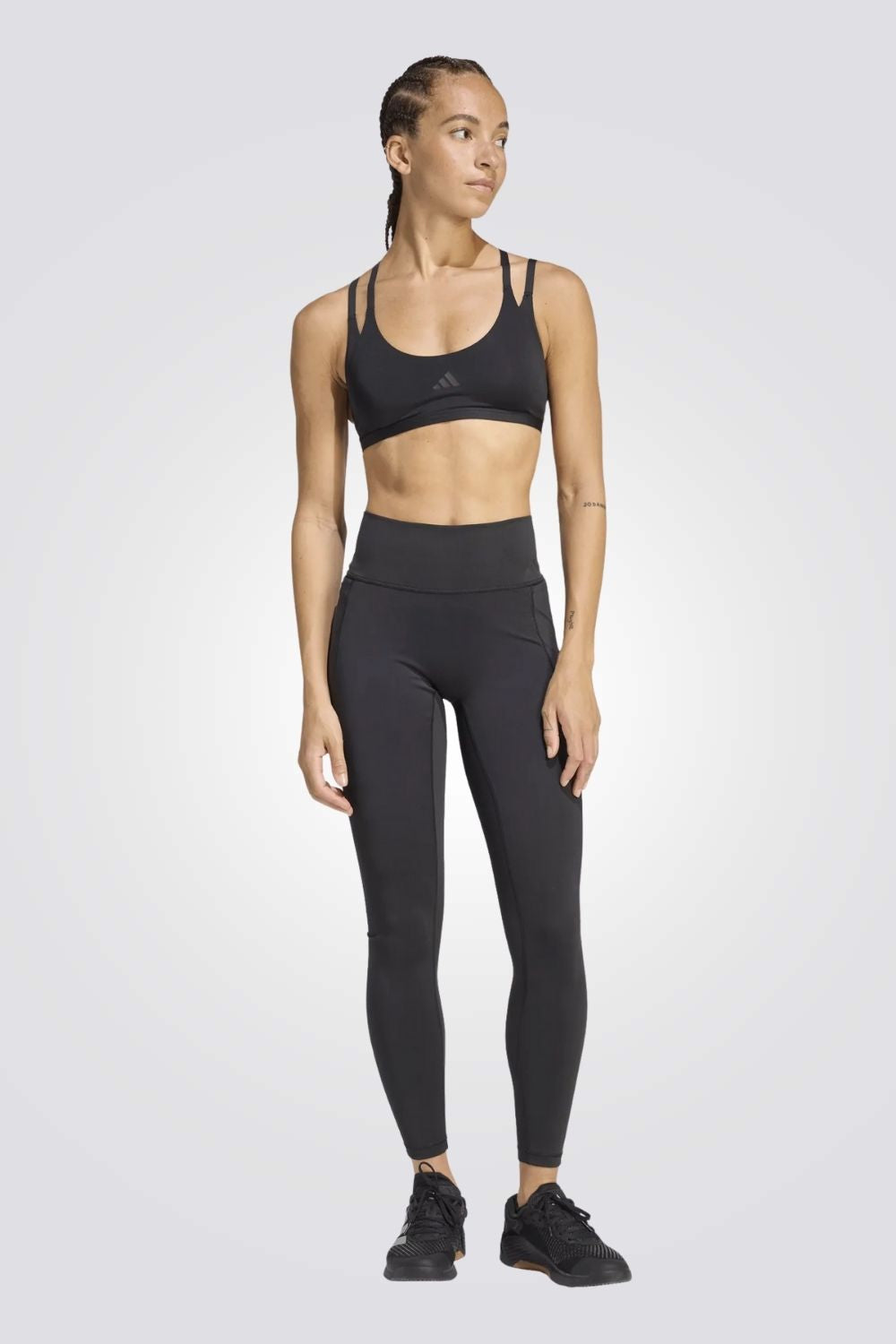 טייץ ספורט ארוך עם כיס בצד לנשים | אדידס 