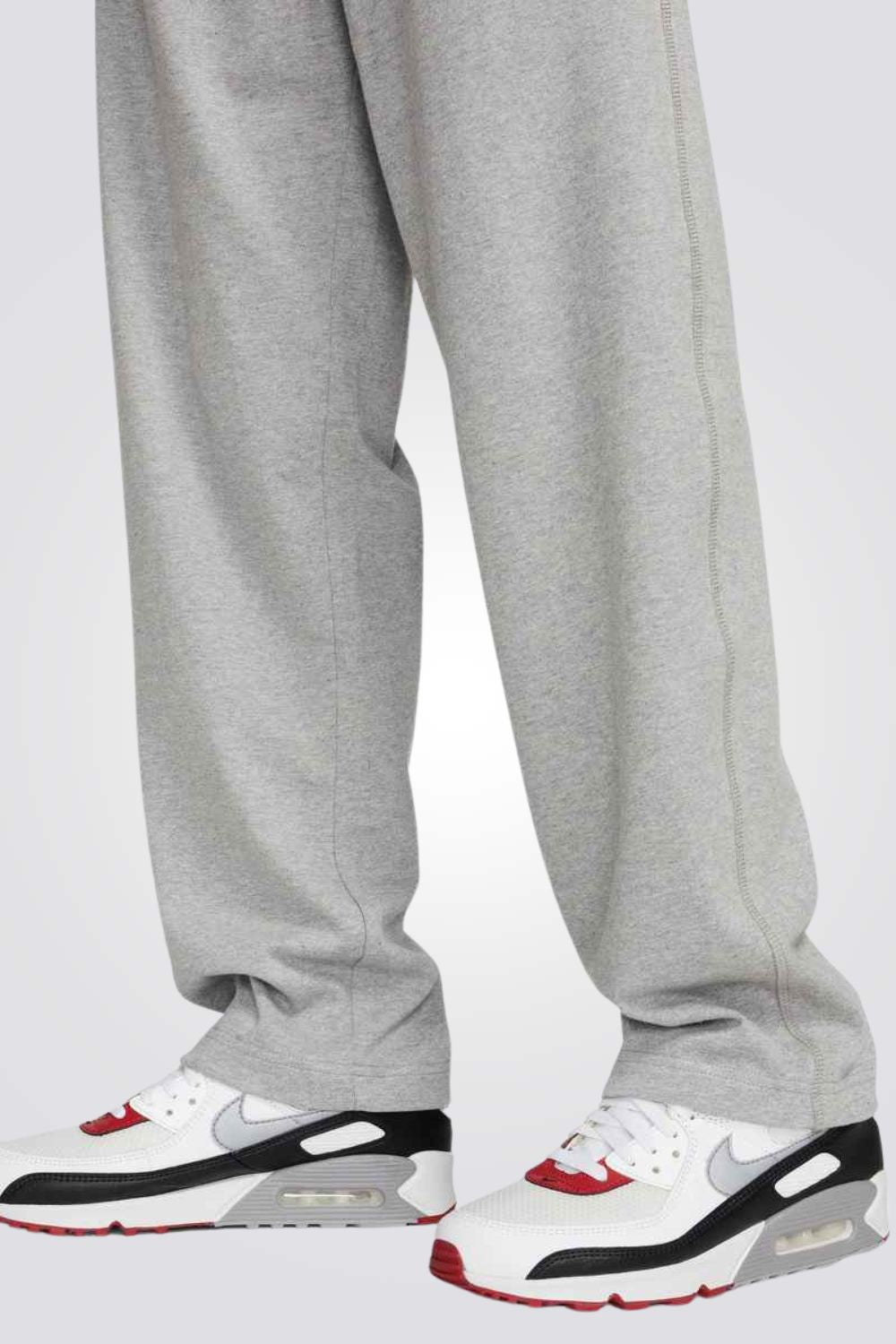 מכנסי סריג מבד כותנה נעים לגברים | נייקי