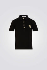 טישירט קצרה לנשים בצבע שחור | מורגן