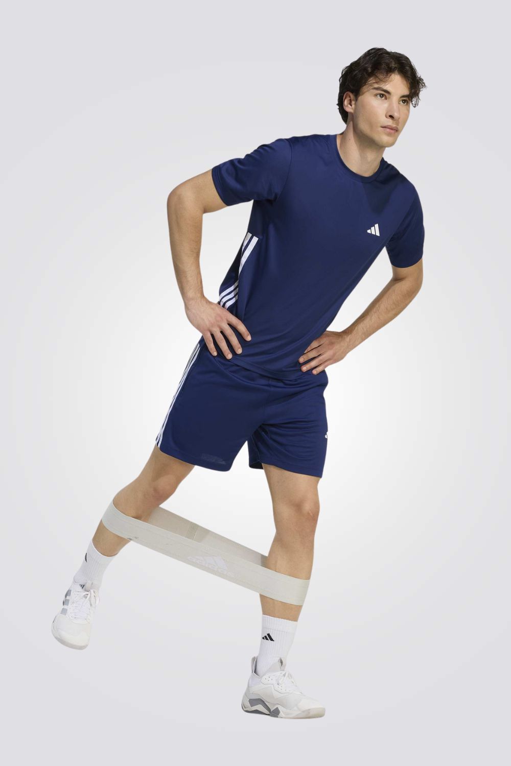 מכנסי ספורט Workout Essentials Base 3-Stripes לגברים | אדידס