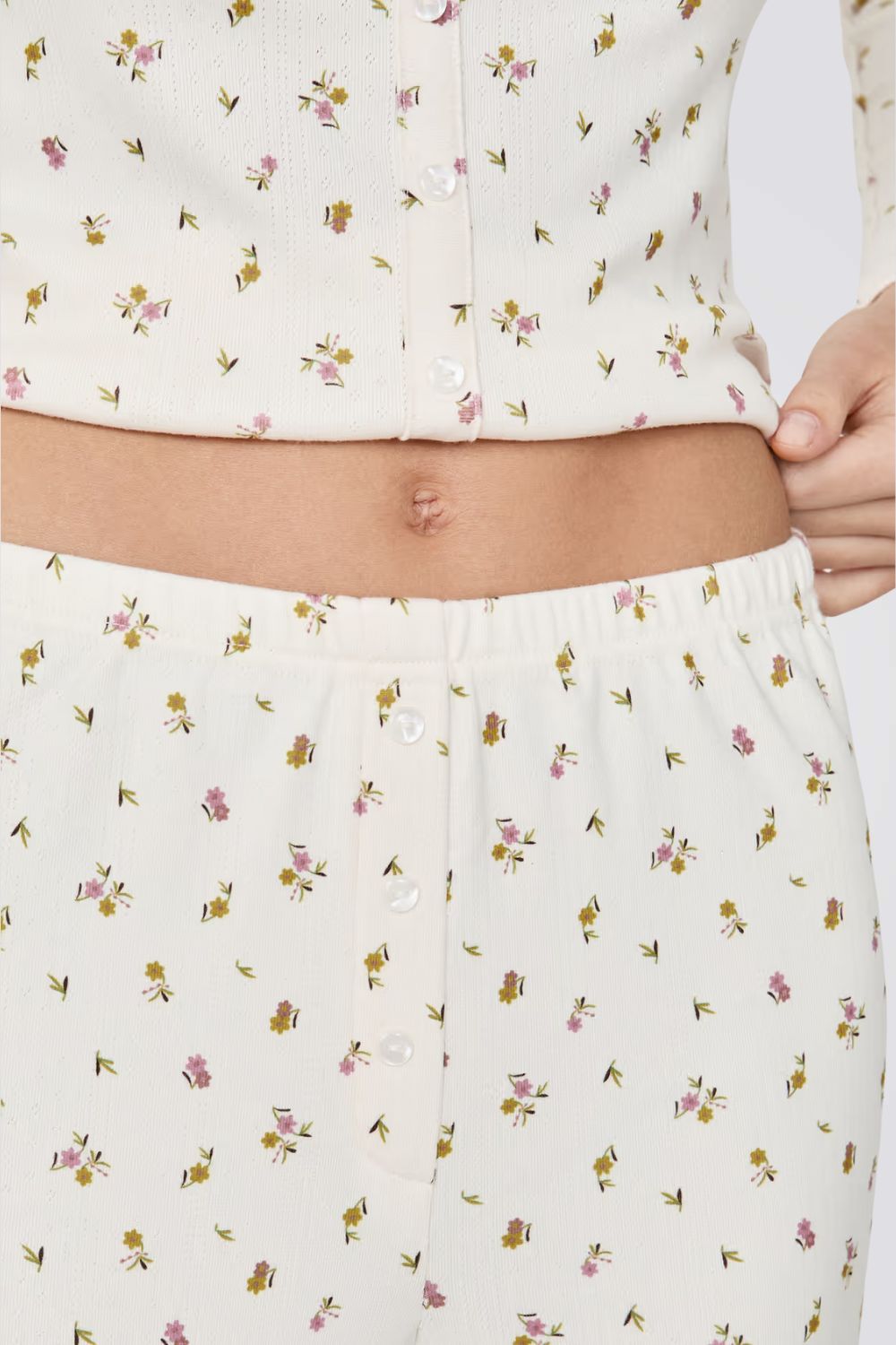 מכנסי פיג'מה פרחוניים BETHANY לנשים | איתם