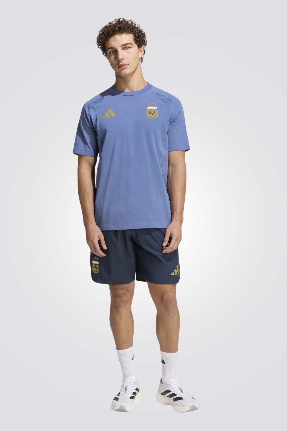 חולצת ספורט Argentina Tiro Travel Tee לגברים | אדידס