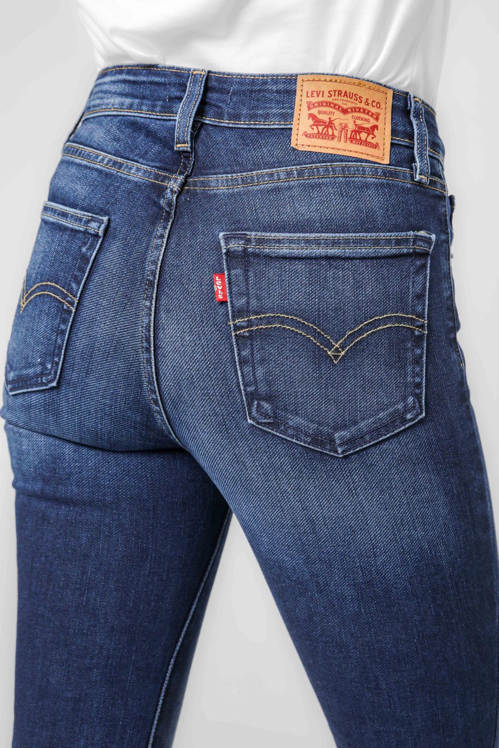 מכנסי ג'ינס גזרה גבוהה 726 Flared