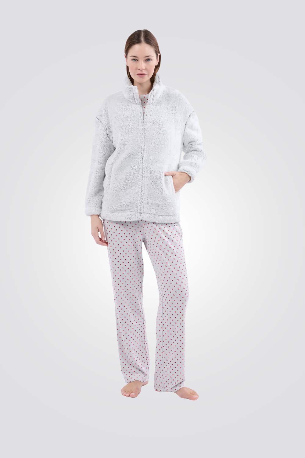 סט פיג'מה 3 חלקים MEANE לנשים | איתם