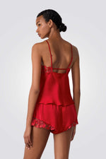 גופיית פיג'מה סאטן FRAGRANCE לנשים