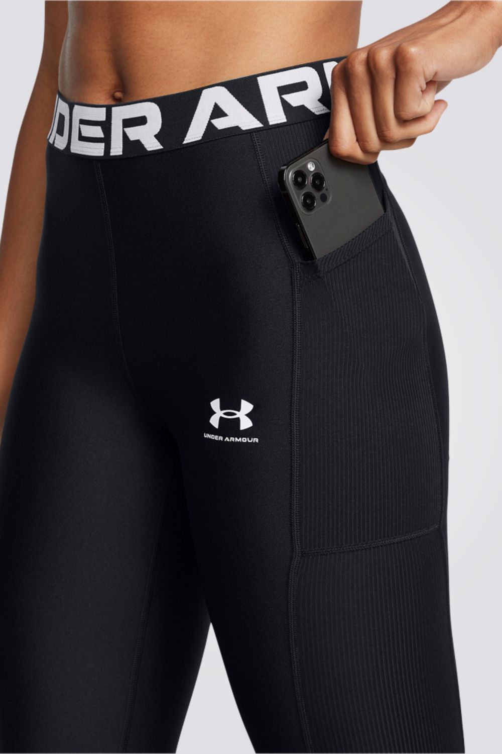 טייץ ספורט ארוך HeatGear Rib Legging לנשים