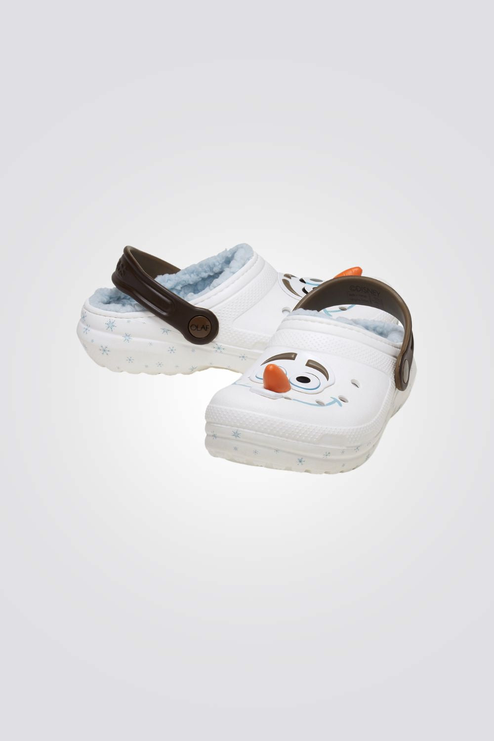 כפכפי אולף פרוזן לילדיםDisney Frozen Olaf Lined Classic Clog T | קרוקס