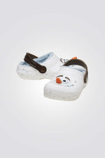 כפכפי אולף פרוזן לילדיםDisney Frozen Olaf Lined Classic Clog T | קרוקס