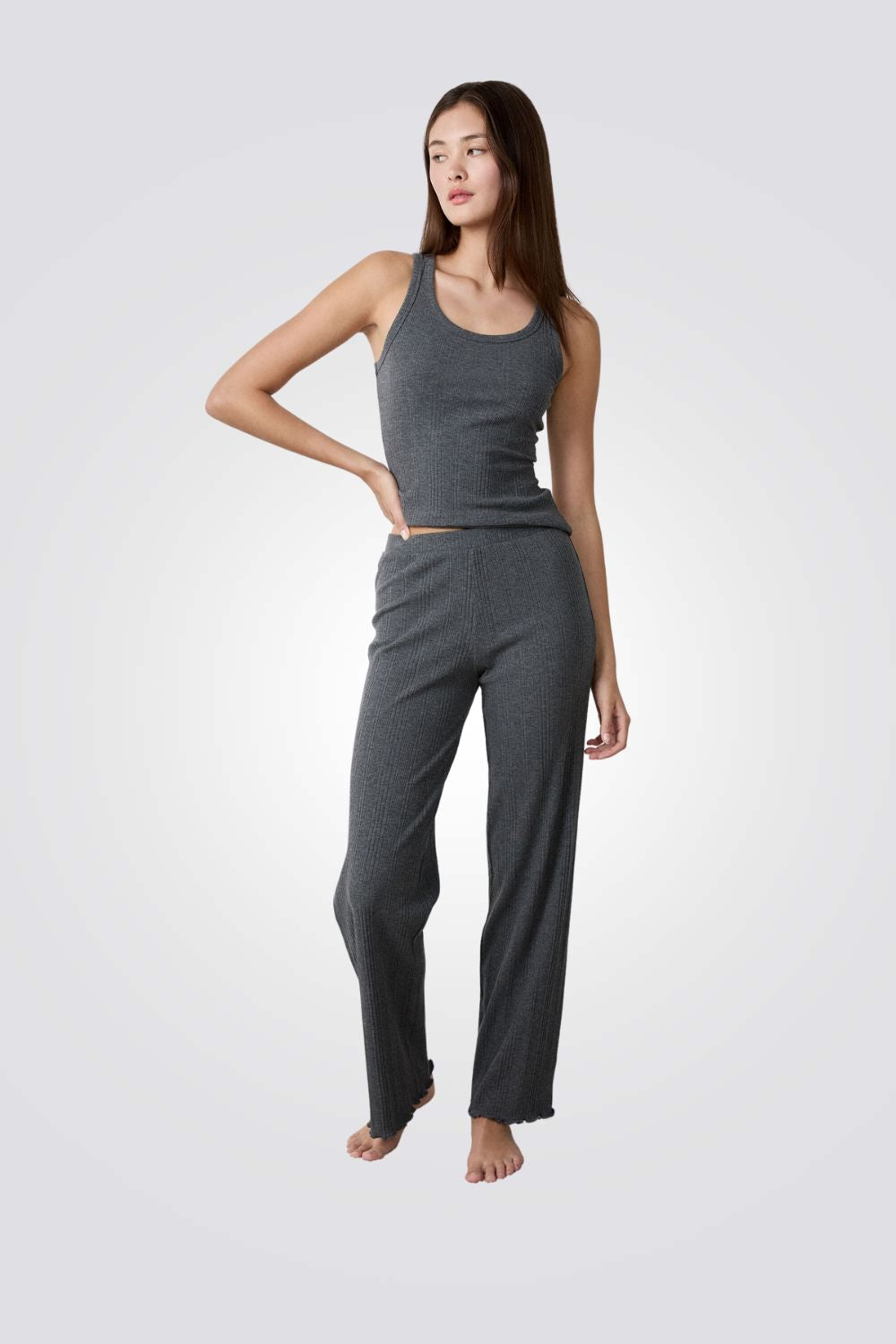 מכנסי פיג'מה בגזרה ישרה | איתם