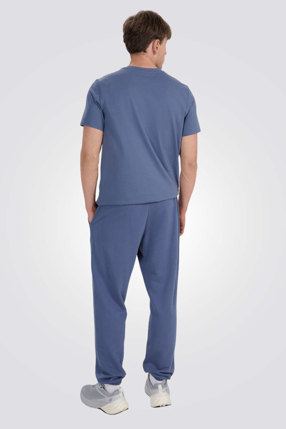 מכנסי טרנינג עם סיומת גומי לגברים | 4F