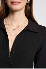 שמלת מידי בצבע שחור