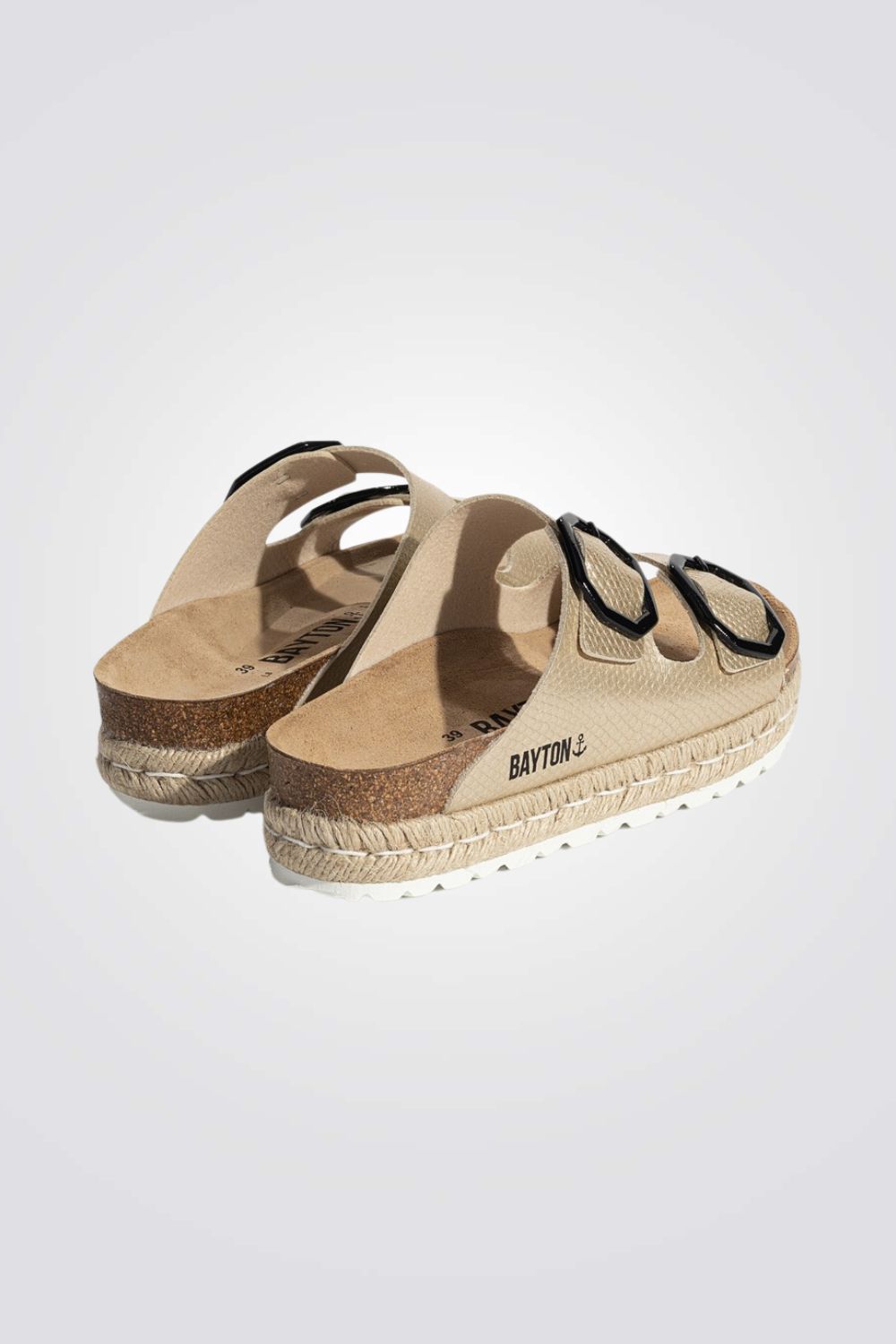 כפכפי עור לנשים ALCEE בצבע בז'