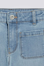 ג'ינס לילדות בצבע כחול