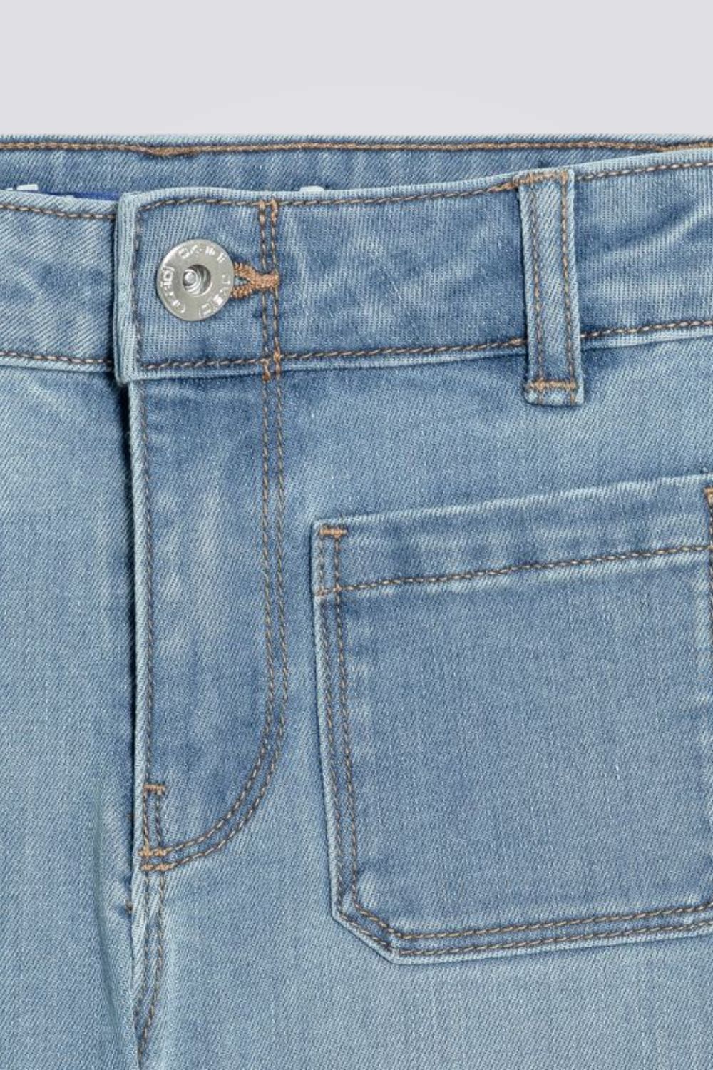 ג'ינס לילדות בצבע כחול