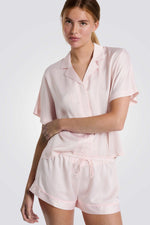 חולצת פיג'מה מכופתרת קצרה וקלילה | איתם