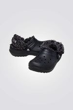כפכפי פליז קלאסיים לילדים במידות קטנות Toddler Classic Fleece Lined Clog | קרוקס