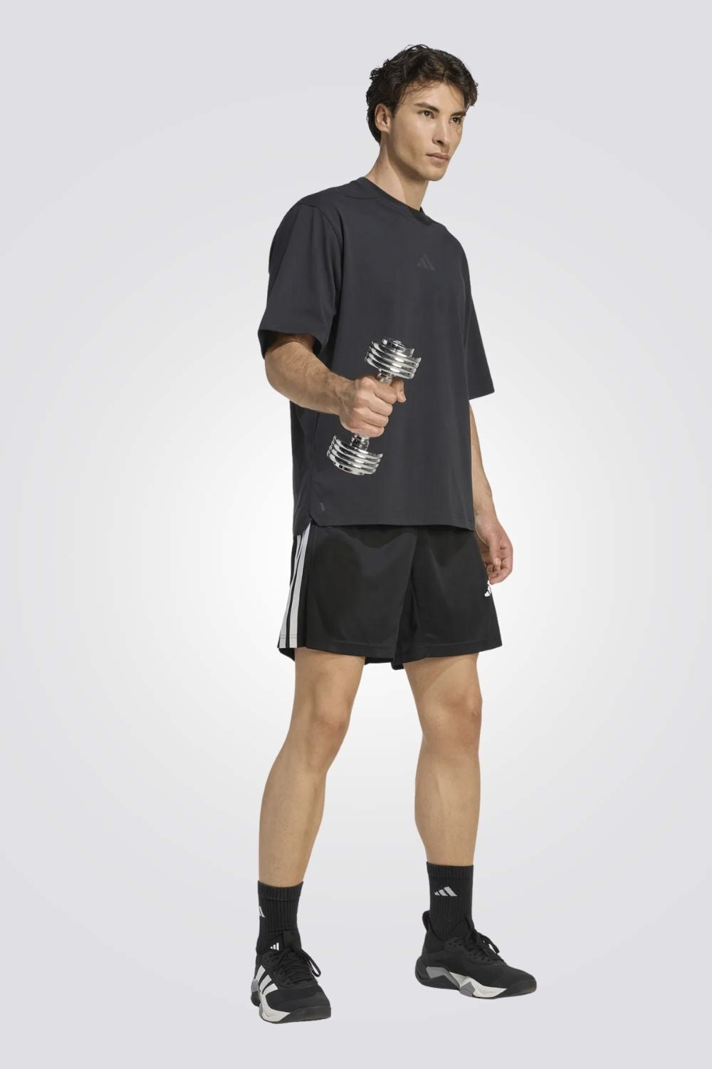 מכנסי ספורט  Workout Essentials Base 3-Stripes לגברים | אדידס