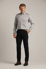 חולצה מכופתרת חלקה לגברים | קנת קול