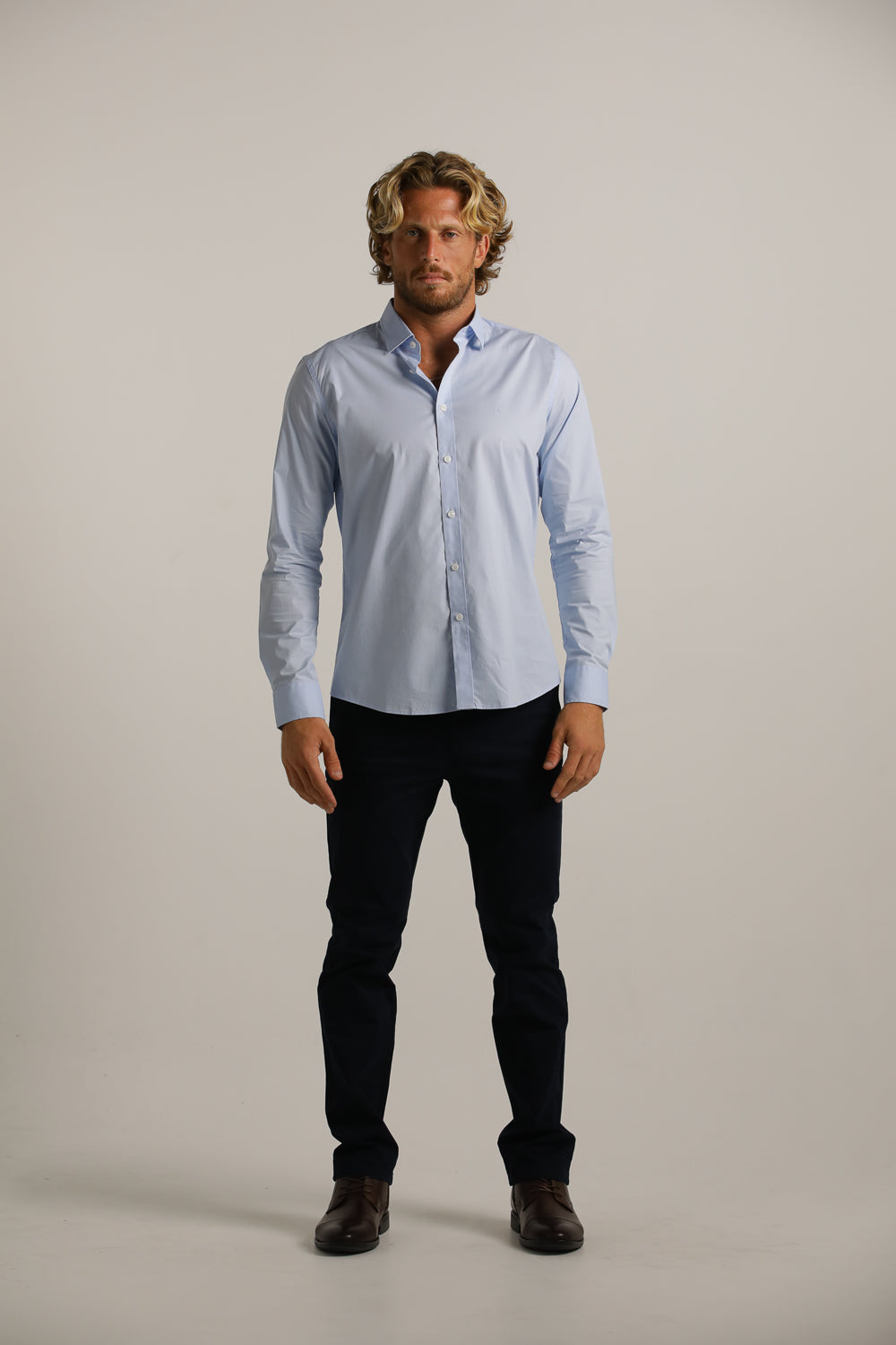 חולצה מכופתרת פופלין מודרן | קנת קול