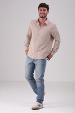 חולצה מכופתרת בגזרת מודרן לגברים