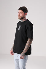 טי שירט אוברסייז מבד אינטרלוק לגברים