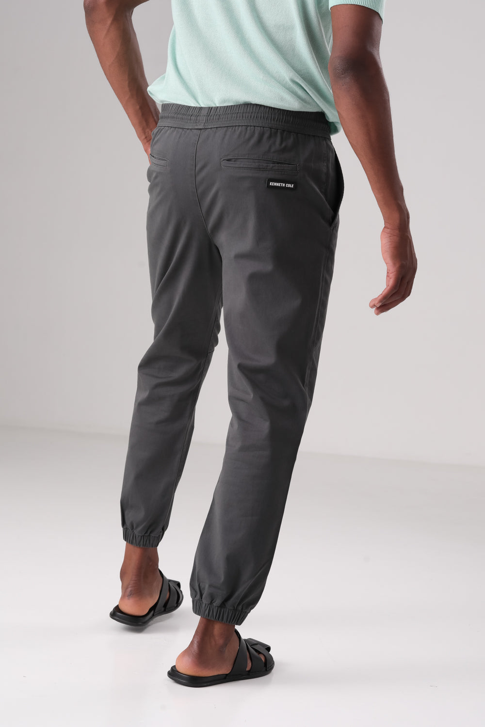 מכנס ג'וגר ארוך אפקט ווש