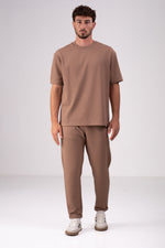 מכנס ג'וגר טקסטורלי